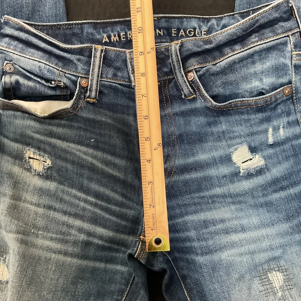 American Eagle Outfitters Jeans Mens 28x30 Skinny Next Level AirFlex Distressed